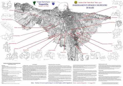 Ipogei di Bari, ecco la mappa completa: «Siti unici in Italia». Foto